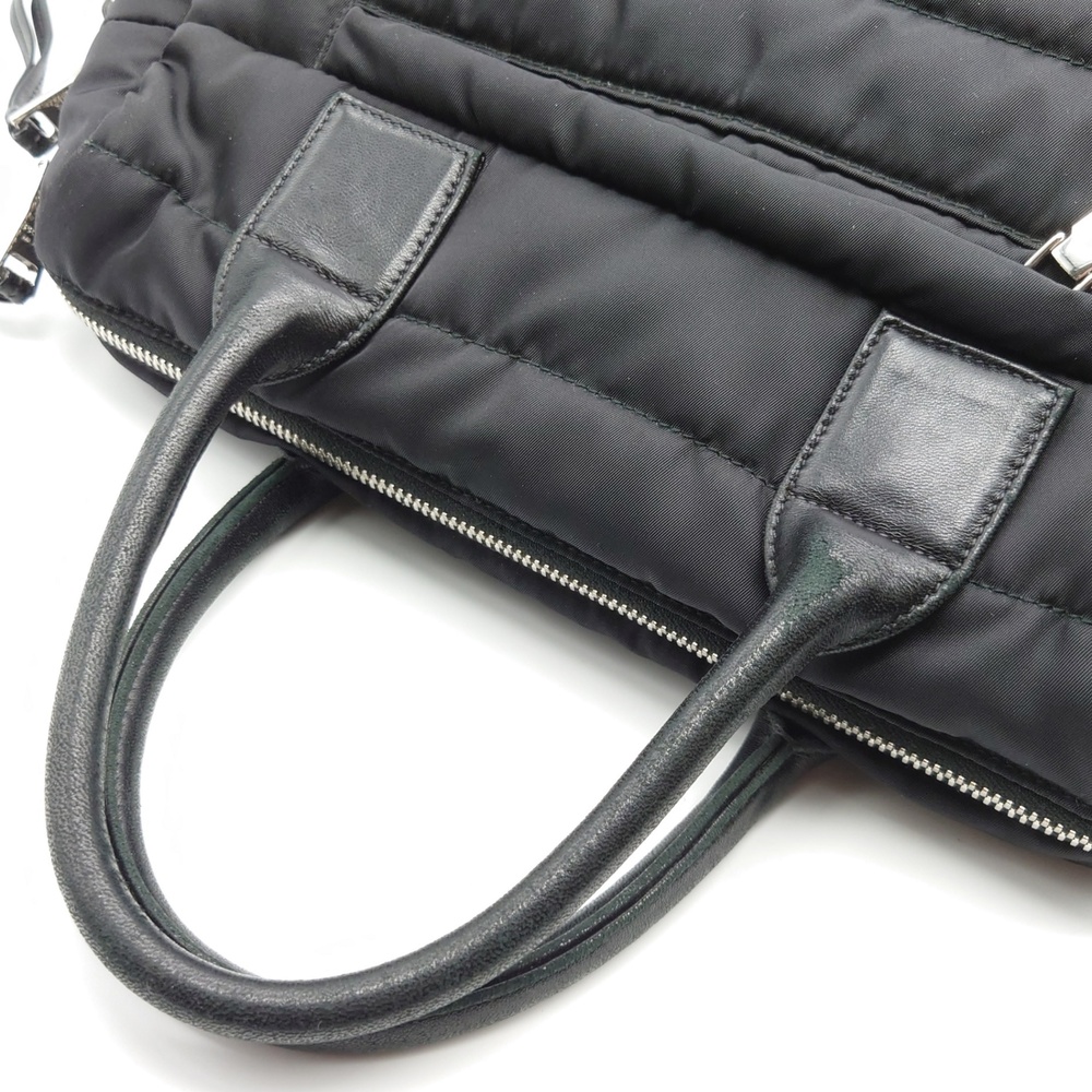 Prada Triangular Plate Logo Chic Functional Leath… - image 7